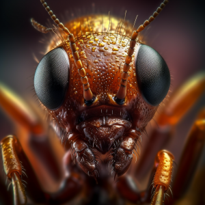 A macro closeup of a Ant