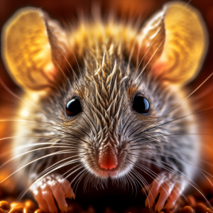 A macro closeup of a Mouse