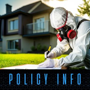 Pest control policy information